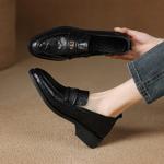 Elegant Handcrafted Genuine Leather Women's Shoes, Luxurious Quality(E123006SQ23)