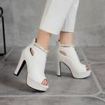 Luxury Handcrafted Leather Women's Shoes - Elegance Redefined(E13558631612328)