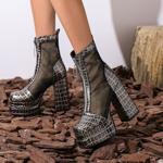 Exquisite Handcrafted Leather Women's Shoes for Luxurious Elegance(E13558631633-82)