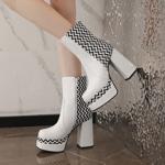 Handcrafted Luxurious Genuine Leather Women's Shoes(E135586316338-1)