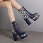 Handcrafted Luxurious Genuine Leather Women's Shoes(E135586316338-1)