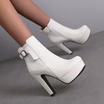 Luxury Handmade Leather Women's Shoes - Elegant Craftsmanship(E135586316338-11)