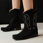 Elegant Handcrafted Genuine Leather Women's Shoes(E135586316338-36)