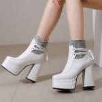 Handcrafted Leather Women’s Shoes – Luxurious Elegance Awaits(E135586316338-35)