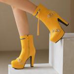 Elegant Handcrafted Genuine Leather Women's Shoes - Luxury Craftsmanship.(E135586316338-47)