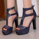 Elegant Handcrafted Leather Women's Shoes - Luxurious Quality & Craftsmanship(E135586316338-67)