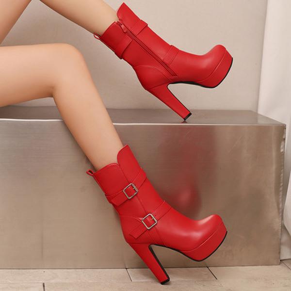 Handcrafted Leather Women’s Shoes - Luxurious Elegance(E13558631630-14)