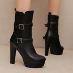 Handcrafted Leather Women’s Shoes - Luxurious Elegance(E13558631630-14)