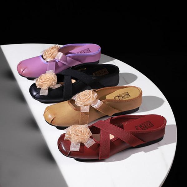 Crafted Elegance: Luxurious Handmade Leather Women's Shoes(E188140278725-5)