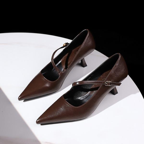Elegant Handmade Leather Women’s Shoes - Luxury Craftsmanship(E1881402787033)