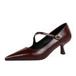 Elegant Handmade Leather Women’s Shoes - Luxury Craftsmanship(E1881402787033)