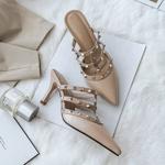 Elegant Handcrafted Leather Women's Shoes of Luxury(E36maM313)