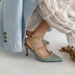 Handcrafted Luxurious Leather Women’s Shoes with Elegance(E36maM718)