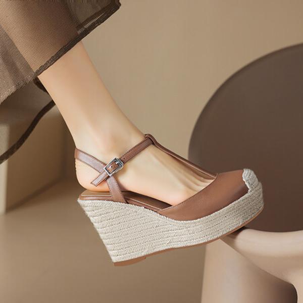 Exquisite Handmade Leather Women's Shoes: Elegant Luxury(E36maJ8827)