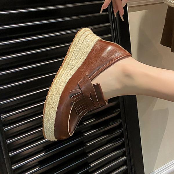 Handcrafted Luxurious Leather Women's Shoes with Exquisite Quality(E36maZ6617)