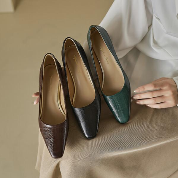 Elegant Handcrafted Genuine Leather Women’s Shoes(E5or7A669)