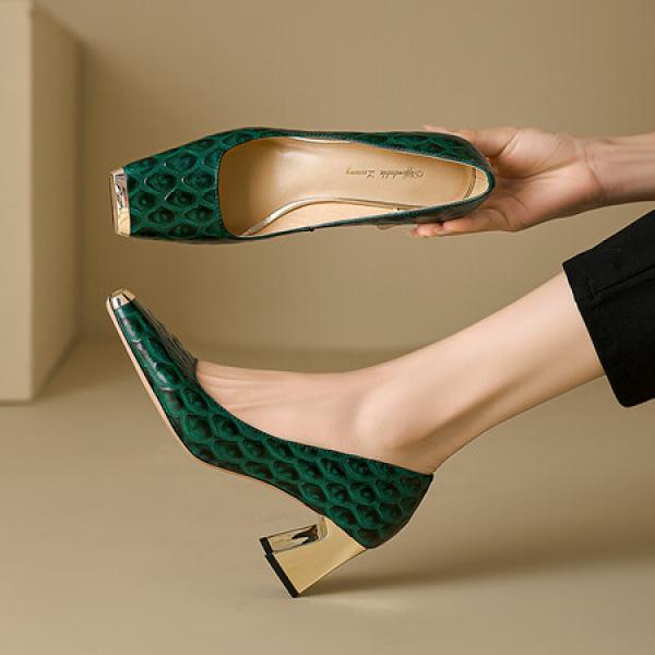 Handcrafted Leather Women's Shoes: Luxury and Elegance(E5or7A688)