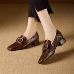 Elegant Handcrafted Leather Women's Shoes of Luxury Quality(E5or7A819)