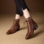 Handcrafted Luxury Leather Women's Shoes(E5or7A5862)