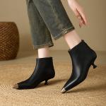 Elegant Handcrafted Leather Women's Shoes of Luxury Quality(E5or7A5877)