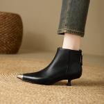 Elegant Handcrafted Leather Women's Shoes of Luxury Quality(E5or7A5877)