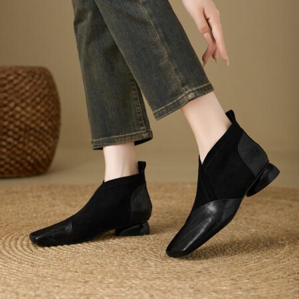 Handcrafted Luxury Leather Women’s Shoes - Elegant Quality Artistry(E5or75856)