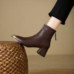 Handcrafted Luxury Leather Shoes for Elegant Women(E5or7A5879)