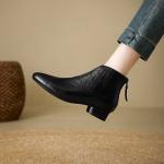 Elegance Defined: Handcrafted Genuine Leather Women's Shoes(E5or7A5852)