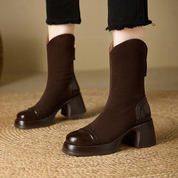 Handcrafted Luxury Leather Women’s Shoes for Elegance(E5or7A689-1)