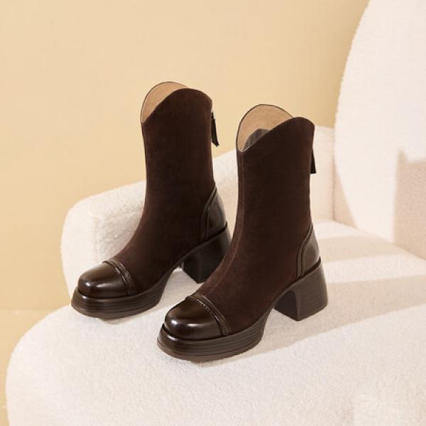 Handcrafted Luxury Leather Women’s Shoes for Elegance(E5or7A689-1)