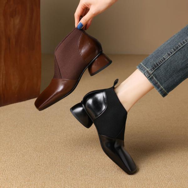 Handcrafted Luxury Leather Women's Shoes: Timeless Elegance(E5or7A5838)