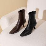 Handcrafted Luxury Leather Women’s Shoes with Elegance(E5or7A5839)