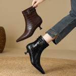 Handcrafted Luxurious Leather Women’s Shoes(E5or7A5802)