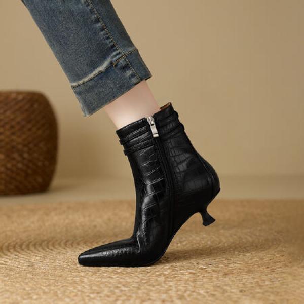 Handcrafted Luxurious Leather Women’s Shoes(E5or7A5802)