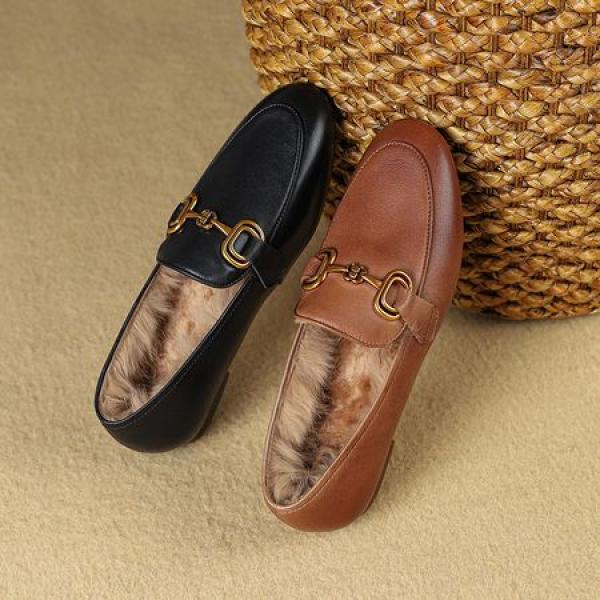 Handcrafted Premium Leather Women's Shoes for Elegant Style(E5or71512531)