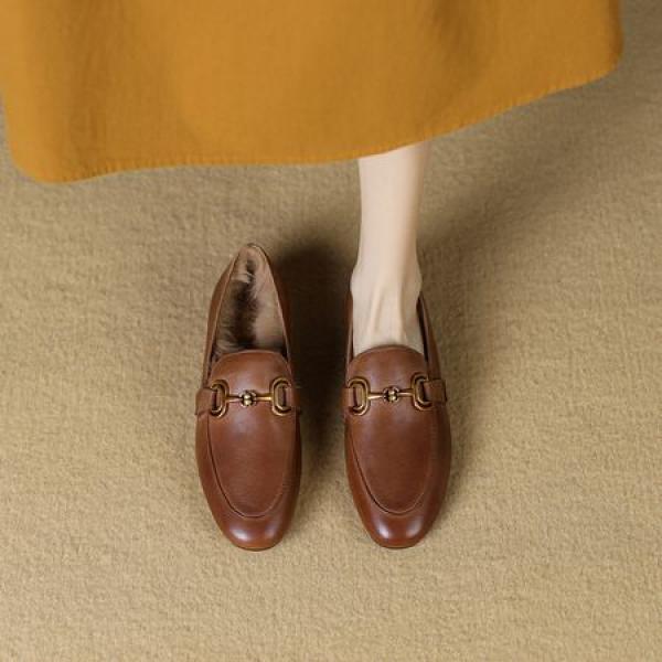 Handcrafted Premium Leather Women's Shoes for Elegant Style(E5or71512531)