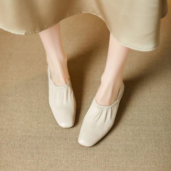 Luxurious Handmade Leather Women's Shoes: Craftsmanship Meets Elegance(E5or76818)