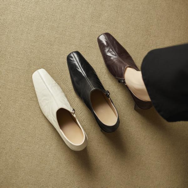 Handcrafted Leather Women's Shoes: Luxurious Elegance(E5or76820)