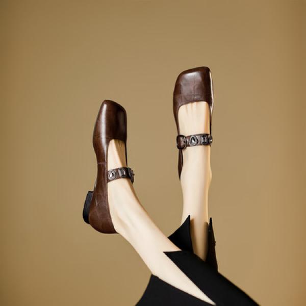 Handcrafted Luxury Leather Women’s Shoes, Elevate Elegance(E5or76803)