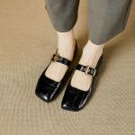 Luxurious Handcrafted Leather Women's Shoes with Elegance(E5or76801)