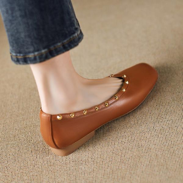 Exquisite Handcrafted Leather Women’s Shoes for Elegance(E5or76839)