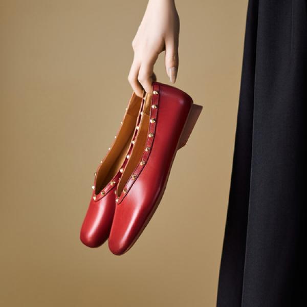 Exquisite Handcrafted Leather Women’s Shoes for Elegance(E5or76839)