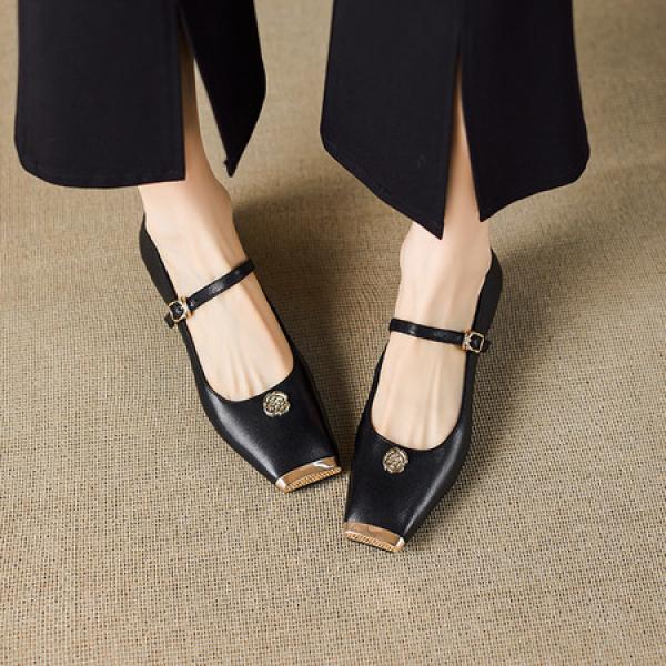 Handcrafted Luxury Leather Women’s Shoes(E5or76845)