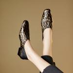 Handcrafted Luxury Leather Women's Shoes: Elegant Craftsmanship(E5or76847)