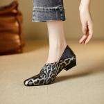 Handcrafted Luxury Leather Women's Shoes: Elegant Craftsmanship(E5or76847)