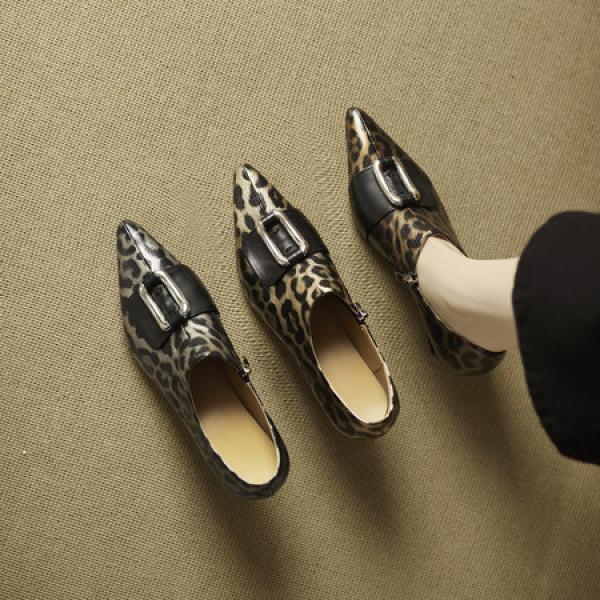 Luxury Handmade Genuine Leather Women's Shoes(E5or76849)