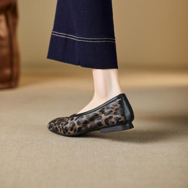 Exquisite Handcrafted Leather Women's Shoes for Elegance(E5or76850)