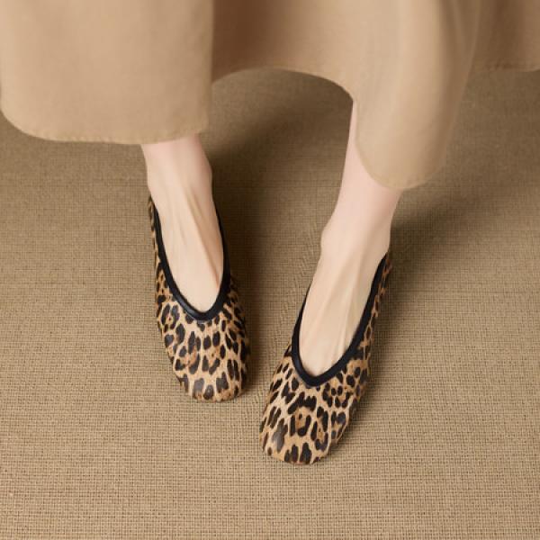 Exquisite Handcrafted Leather Women's Shoes for Elegance(E5or76850)