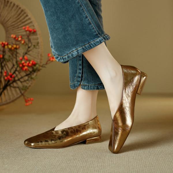 Exquisite Handmade Leather Women's Shoes for Elegance(E5or76862)