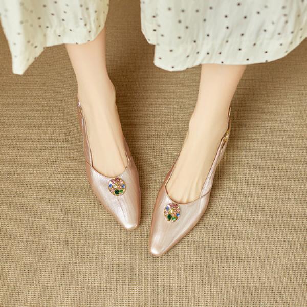 Handcrafted Luxury Leather Women's Shoes – Elegance Redefined(E5or76877)